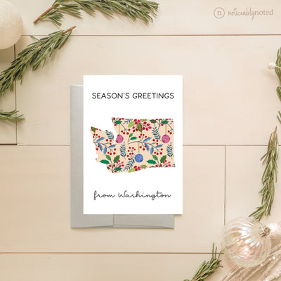 Washington Holiday Greeting Cards | Noticeably Noted