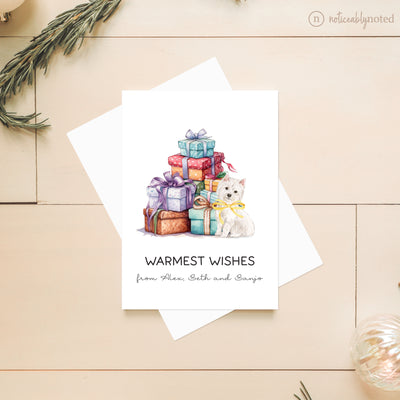 Westie Holiday Greeting Cards | Noticeably Noted