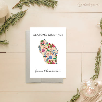 Wisconsin Holiday Greeting Cards | Noticeably Noted