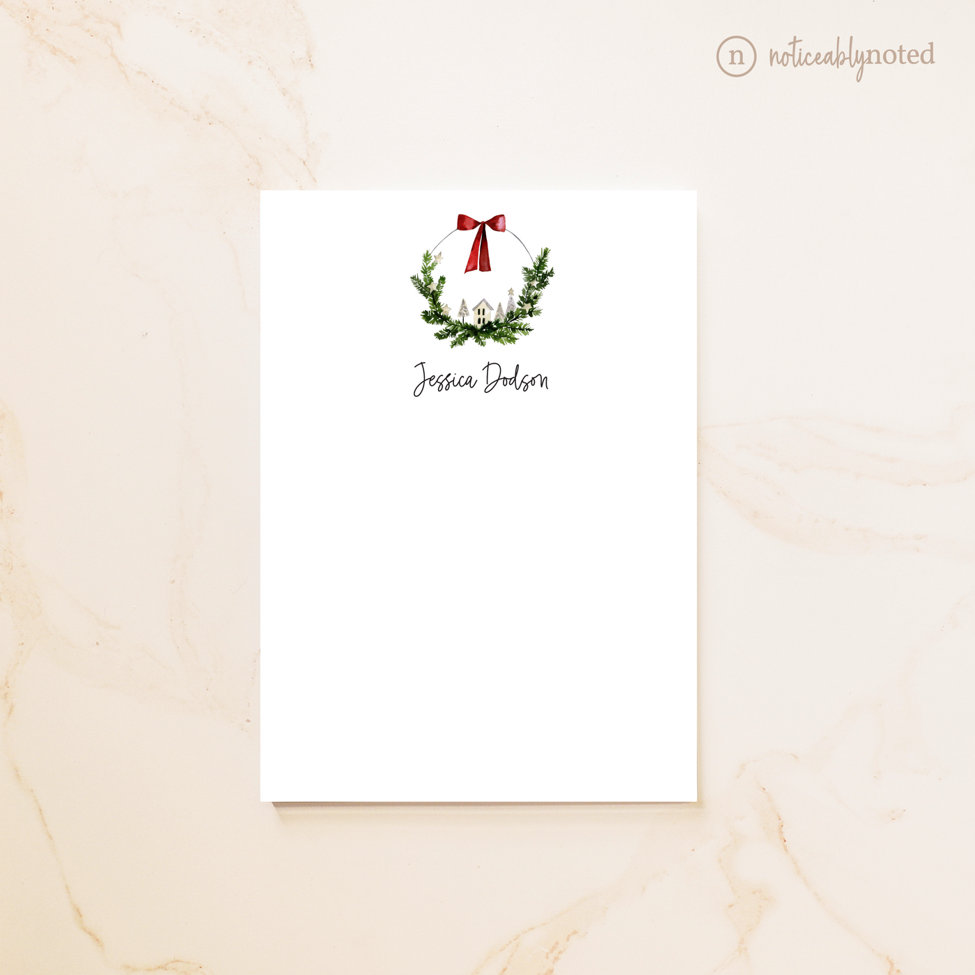Wreath Notepad | Noticeably Noted