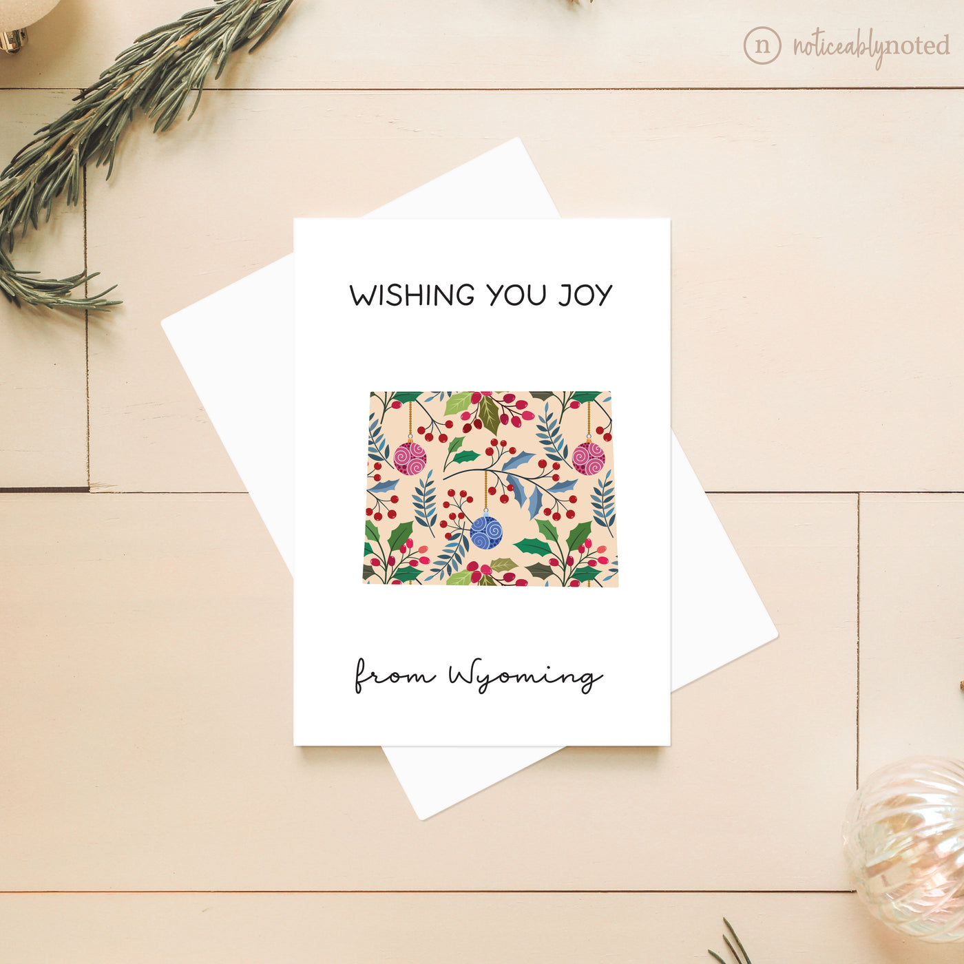 Wyoming Christmas Cards | Noticeably Noted