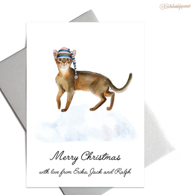 Abyssinian Holiday Card | Noticeably Noted
