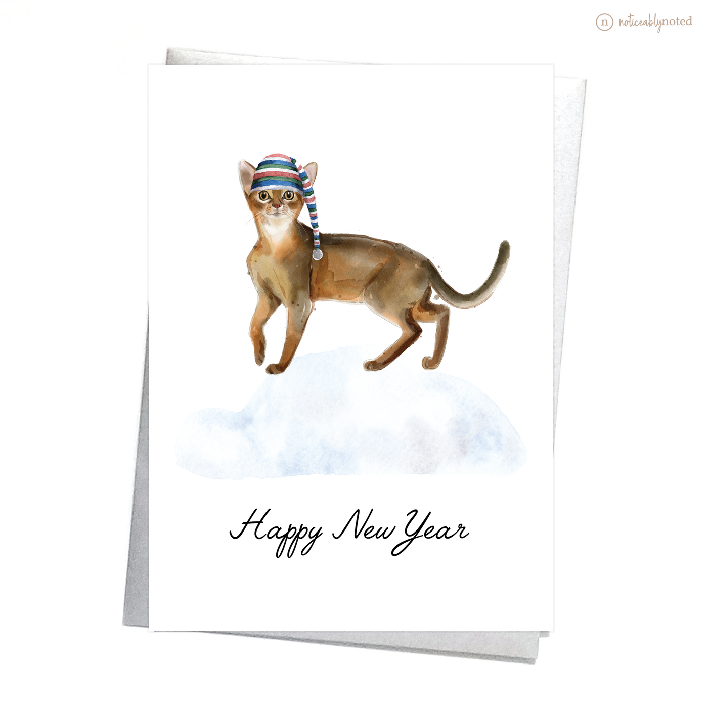 Abyssinian Christmas Card | Noticeably Noted