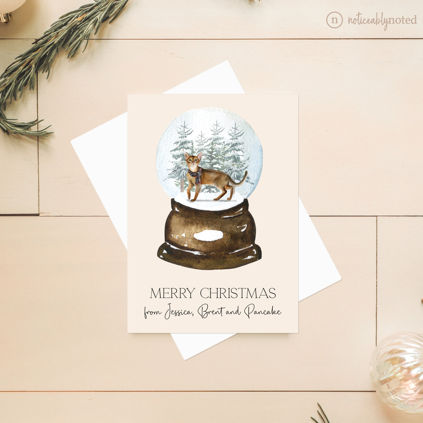 Abyssinian Holiday Card | Noticeably Noted
