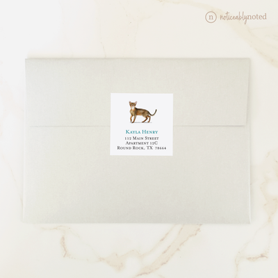 Abyssinian Square Address Labels