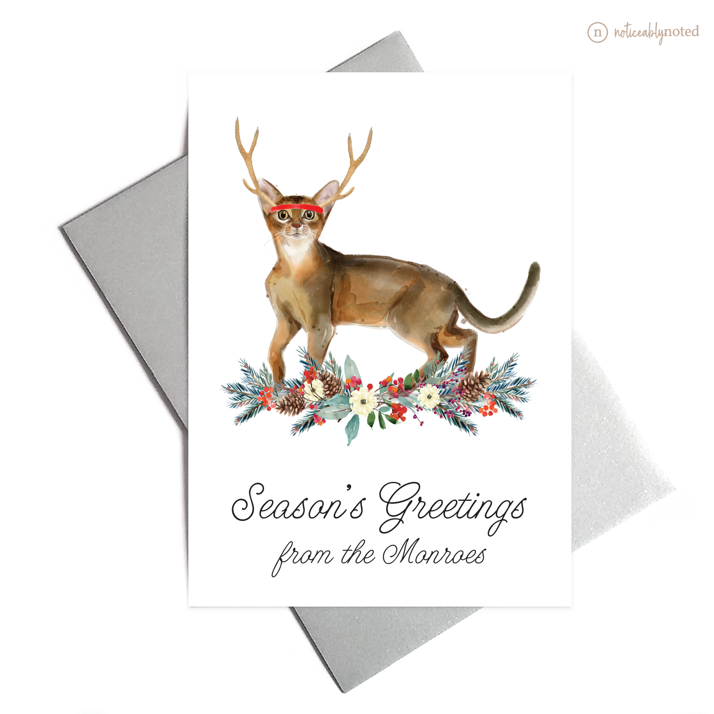 Abyssinian Christmas Cards | Noticeably Noted
