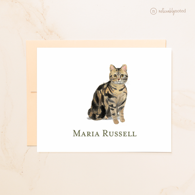 American Shorthair Cat Folded Cards