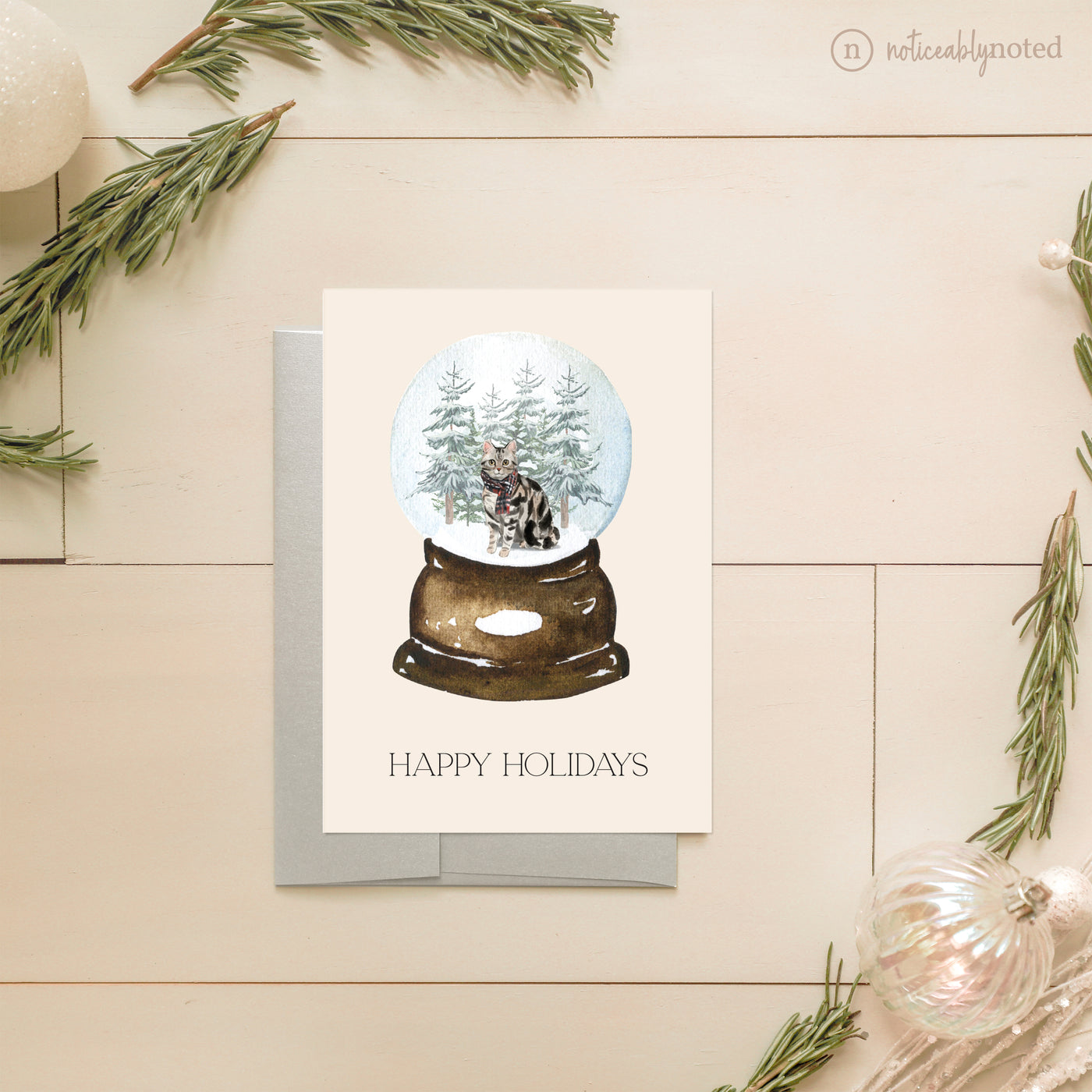 American Shorthair Christmas Cards | Noticeably Noted