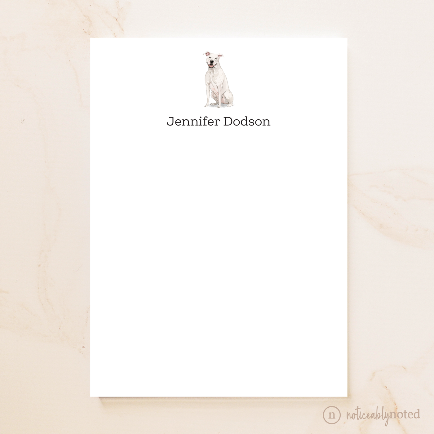 American Staffordshire Terrier Dog Notepad