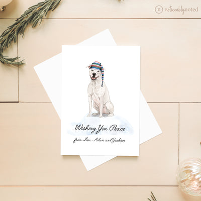 American Staffordshire Terrier Dog Christmas Cards | Noticeably Noted