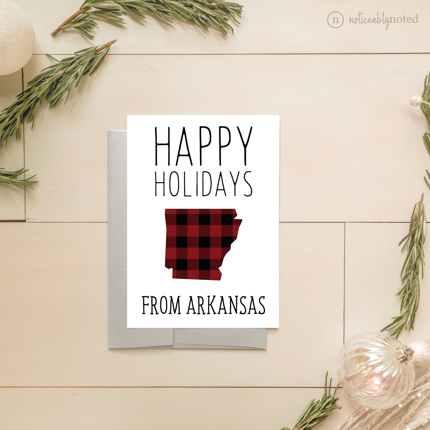 Arkansas Holiday Card | Noticeably Noted