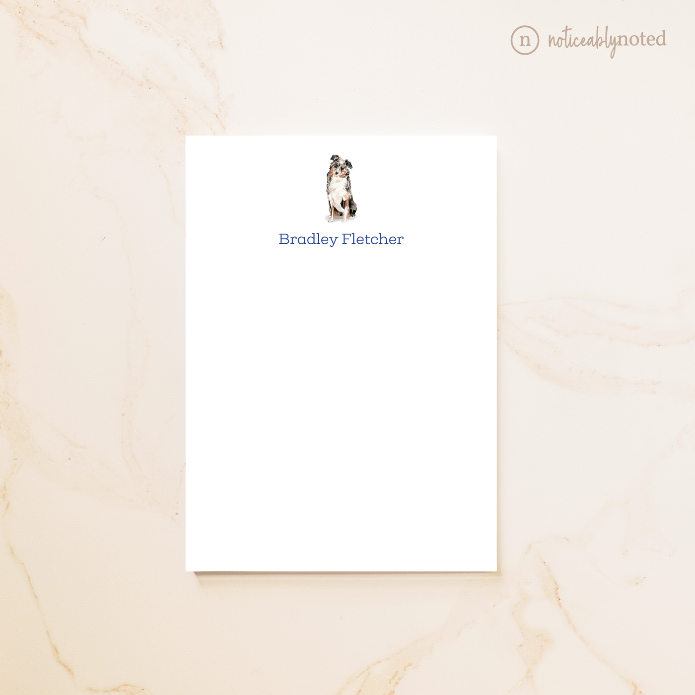 Australian Shepherd Dog Notepad