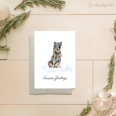 Australian Cattle Dog Holiday Card | Noticeably Noted