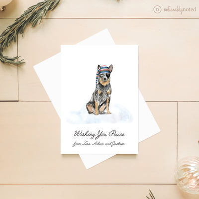 Australian Cattle Dog Christmas Card | Noticeably Noted