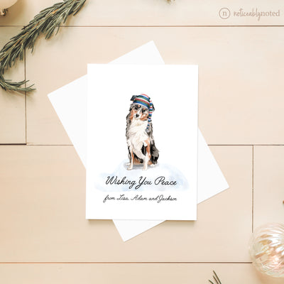 Australian Shepherd Dog Christmas Cards | Noticeably Noted