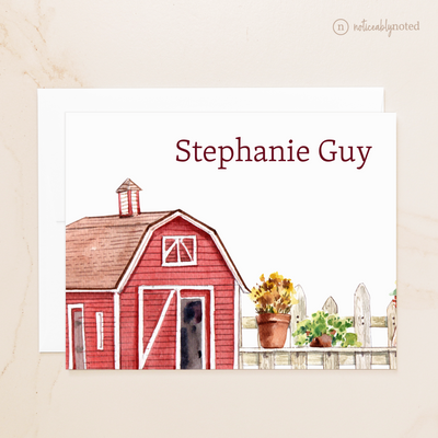 Barn Folded Note Cards | Noticeably Noted