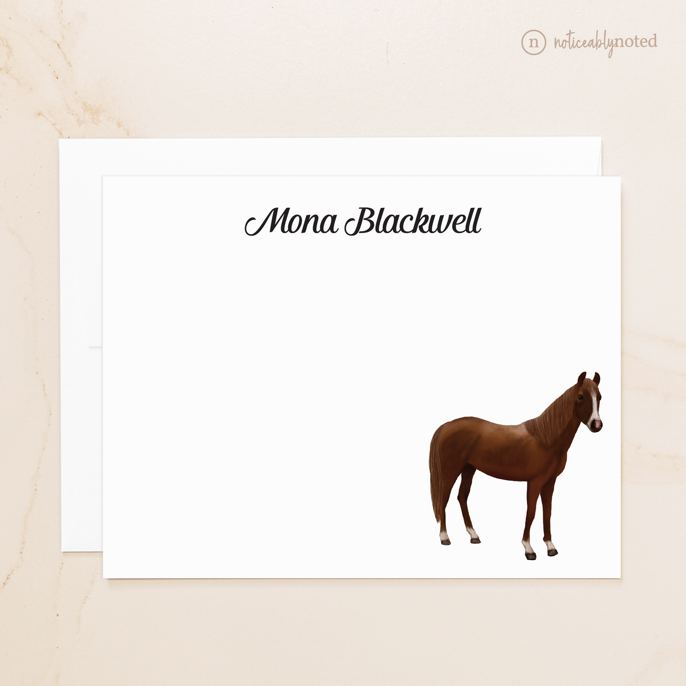 Bay Horse Flat Cards (#13)