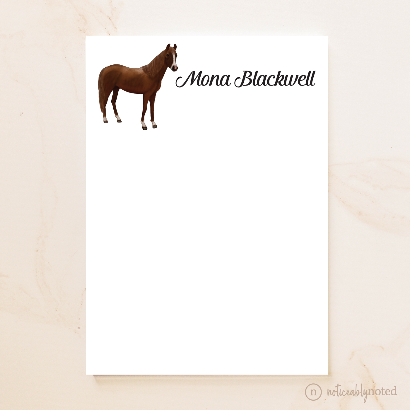 Bay Horse Notepad (#13)