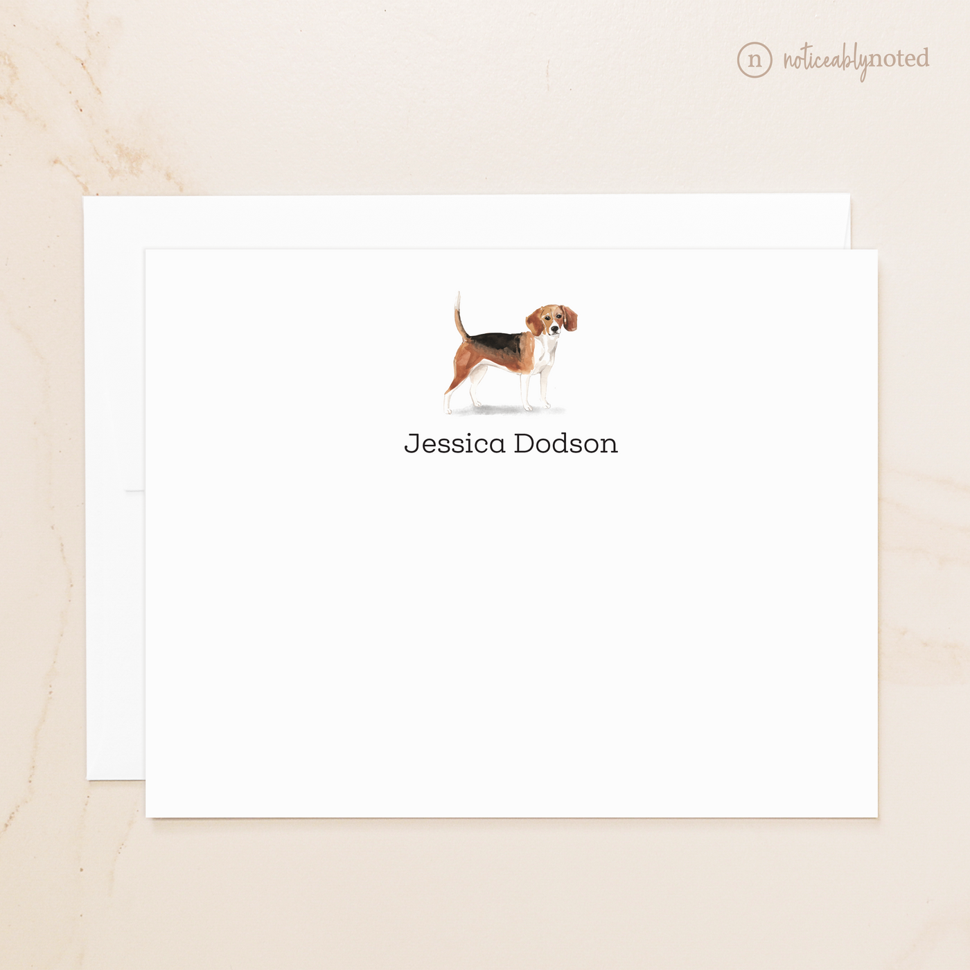 Beagle Dog Flat Cards