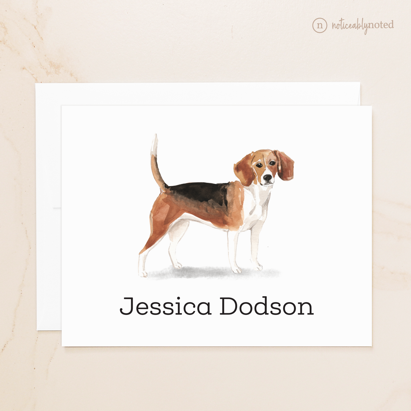 Beagle Dog Folded Cards