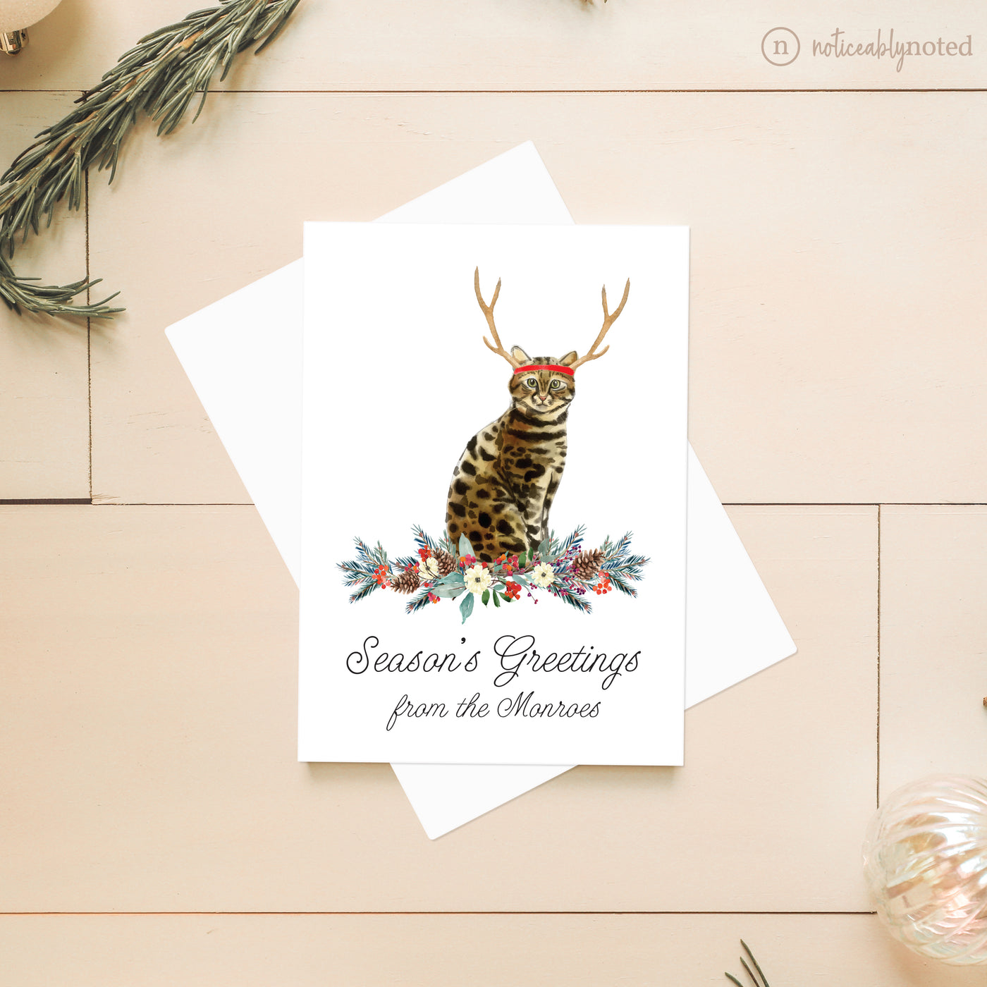 Bengal Christmas Card | Noticeably Noted