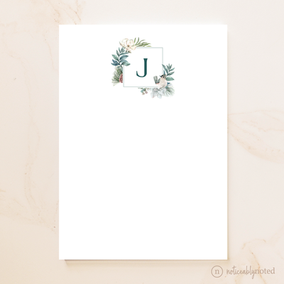 Bird Monogram Personalized Notepad | Noticeably Noted