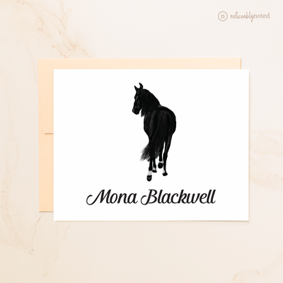 Black Horse Folded Cards (#24)