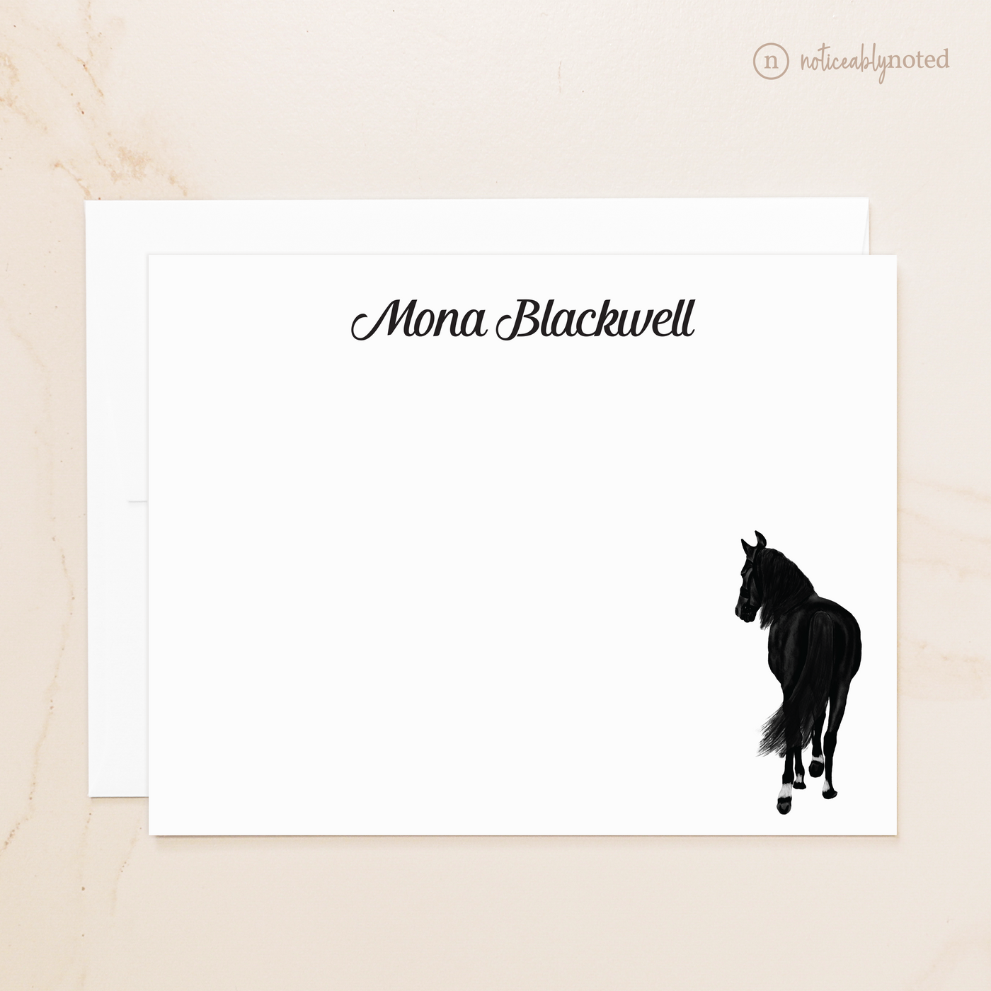 Black Horse Flat Cards (#24)