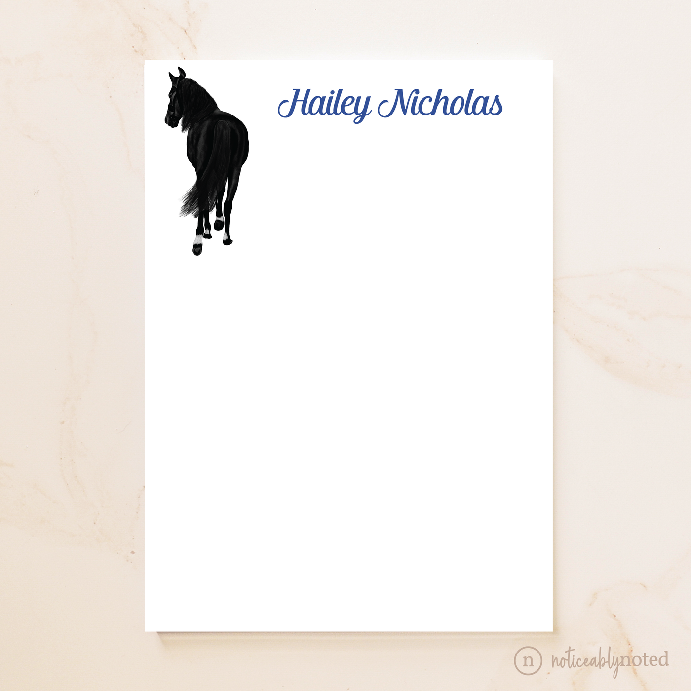 Black Horse Notepad (#24)