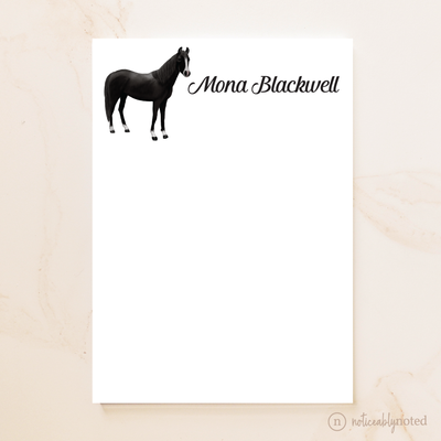 Black Bay Horse Notepad (#5)