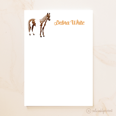 Blood Bay Overo Horse Notepad (#18)