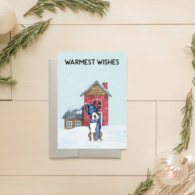 Boston Terrier Holiday Card | Noticeably Noted