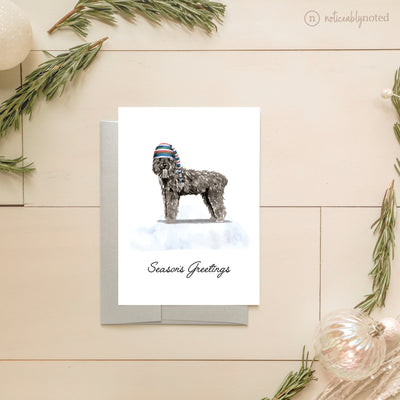 Bouvier des Flandres Dog Christmas Card | Noticeably Noted