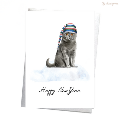 British Shorthair Christmas Card | Noticeably Noted