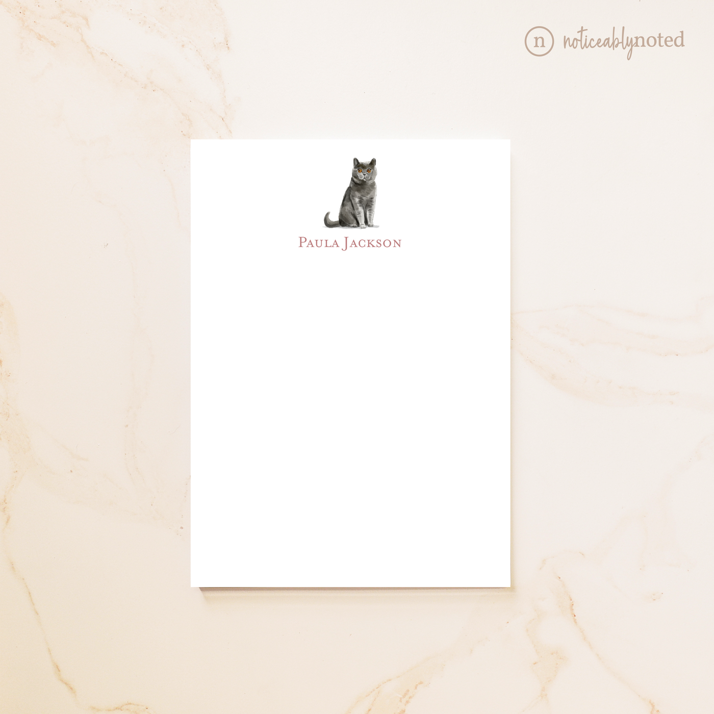 British Shorthair Cat Notepad
