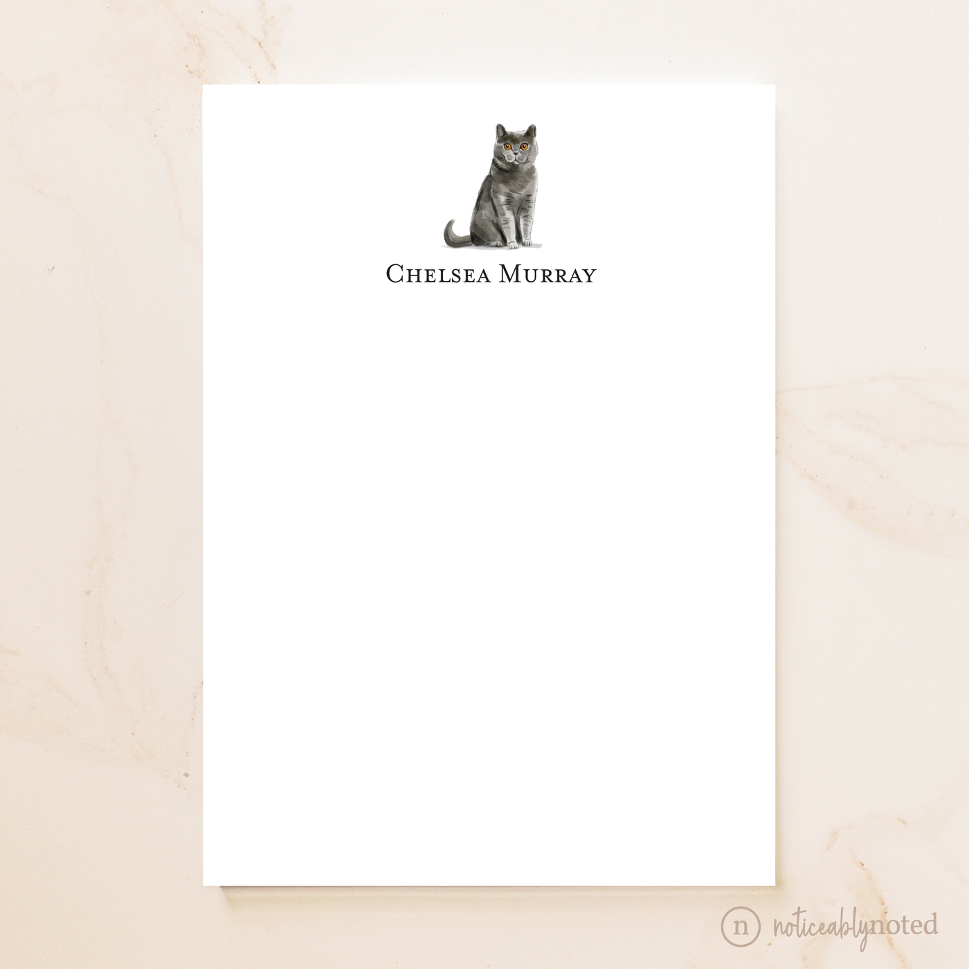 British Shorthair Cat Notepad