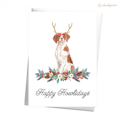 Brittany Dog Christmas Card | Noticeably Noted