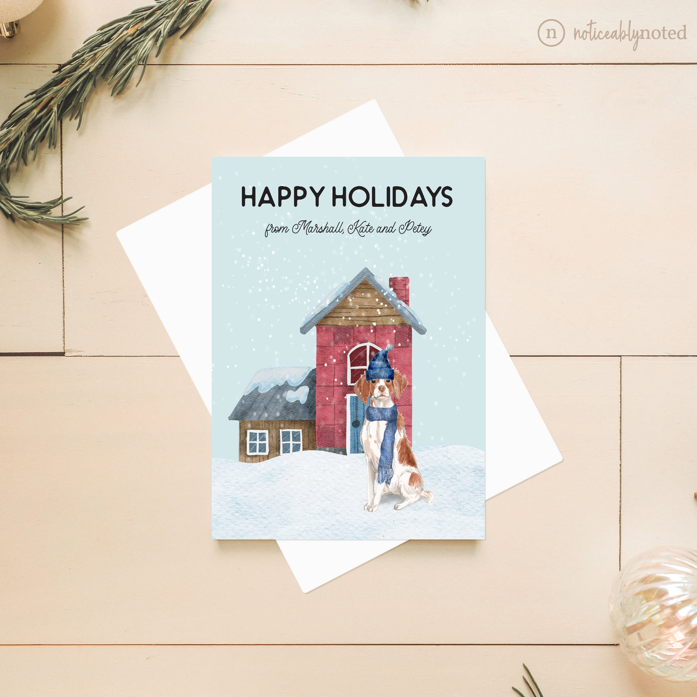 Brittany Christmas Card | Noticeably Noted