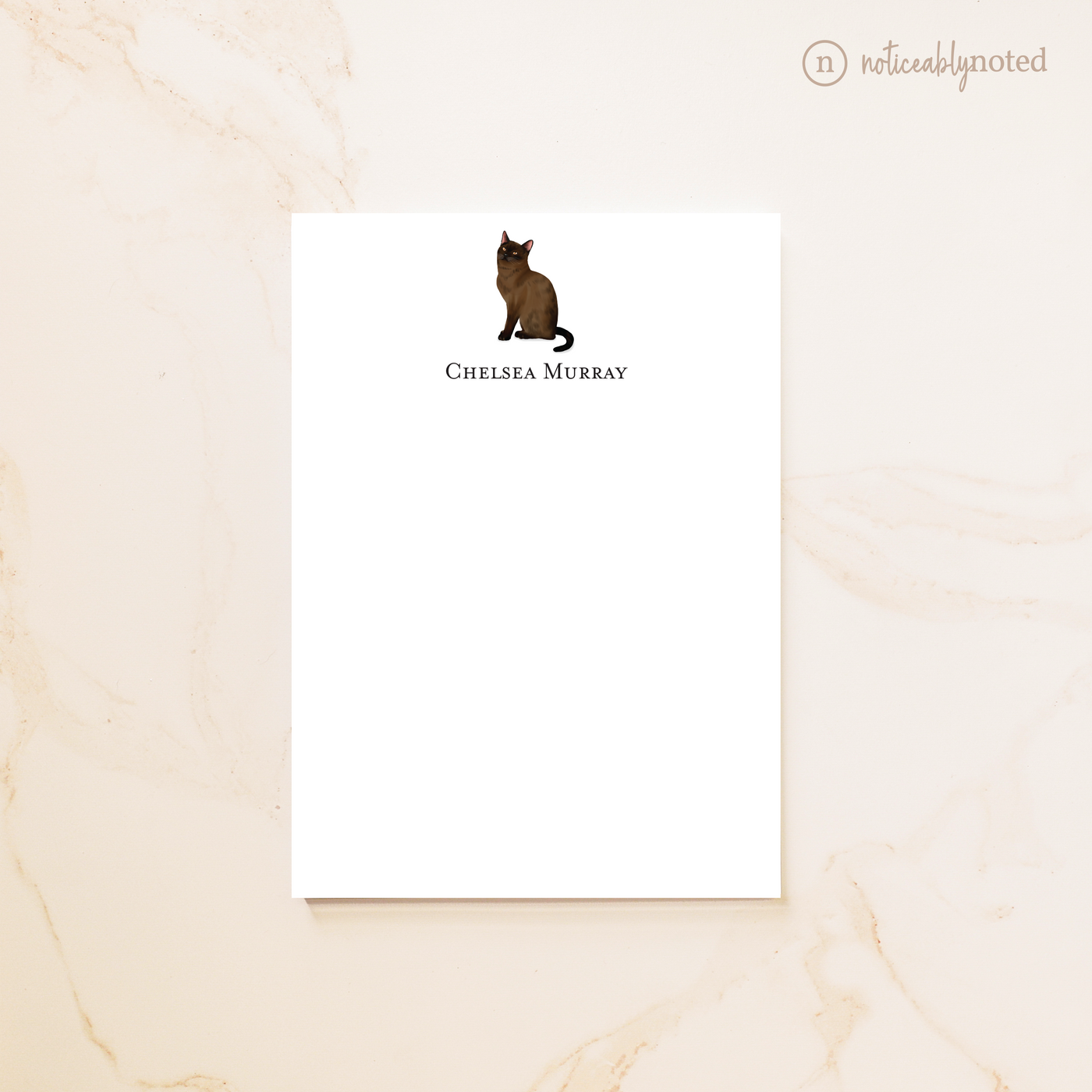 Burmese Cat Notepad