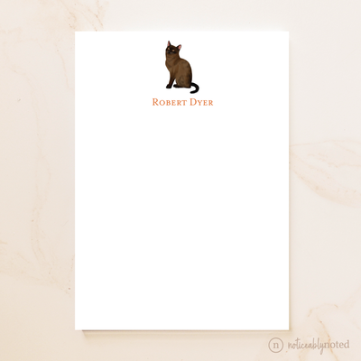 Burmese Cat Notepad