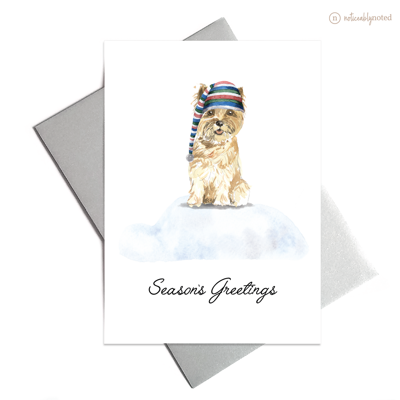 Cairn Terrier Dog Holiday Card | Noticeably Noted