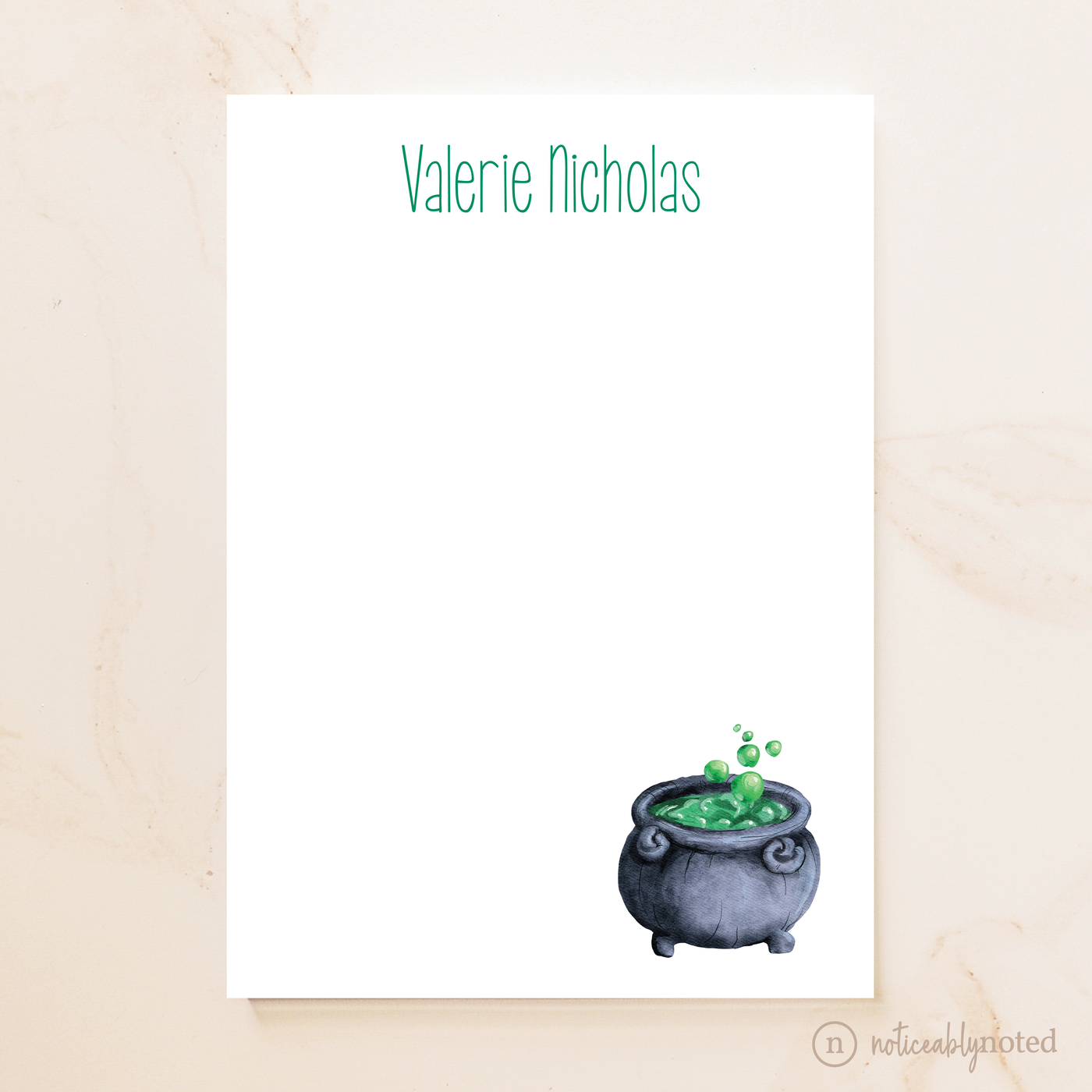 Cauldron Personalized Notepad