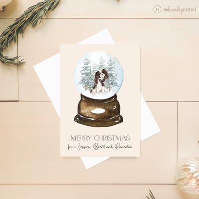 Cavalier King Charles Spaniel Dog Holiday Greeting Cards | Noticeably Noted
