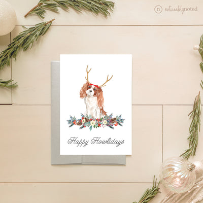 Cavalier King Charles Spaniel Dog Holiday Card | Noticeably Noted