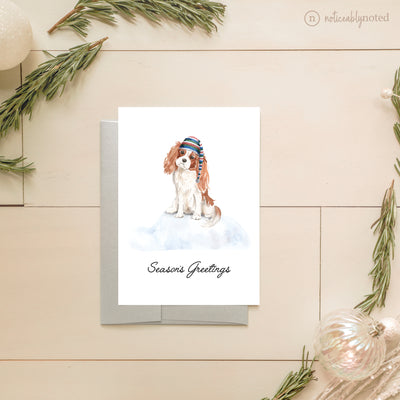Cavalier King Charles Spaniel Dog Christmas Card | Noticeably Noted