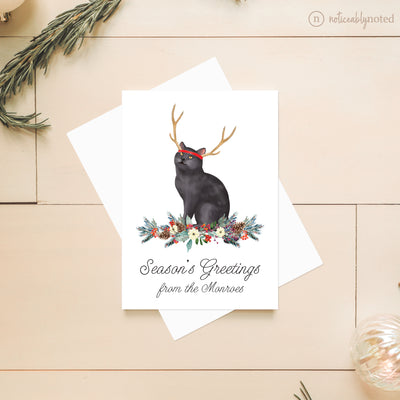 Chartreux Christmas Card | Noticeably Noted