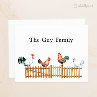 Chicken Folded Note Cards