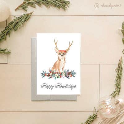 Chihuahua Dog Holiday Greeting Cards | Noticeably Noted