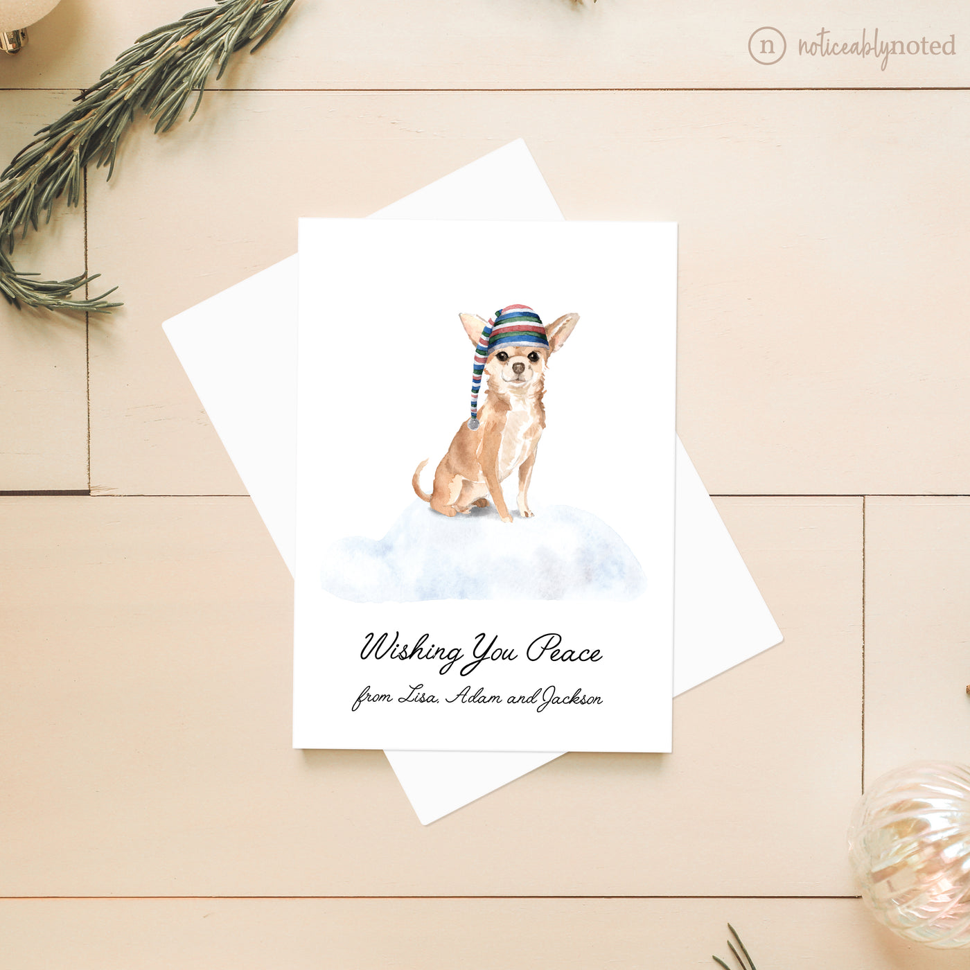 Chihuahua Dog Christmas Cards | Noticeably Noted