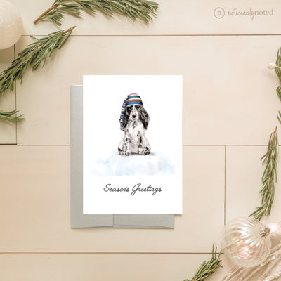 Cocker Spaniel Dog Holiday Card | Noticeably Noted